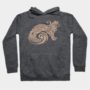 Cat illustration in tattoo style Hoodie